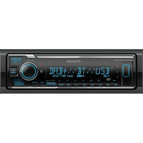 Kenwood Autoradio KMM-BT506DAB Digital Media Receiver mit Bluetooth & DAB+ Empfänger incl. DAB+ Antenne