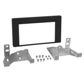 2-DIN Radioblende Toyota Aygo X 04/2022-2023 mattschwarz